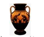 Vaso grego com pinturas