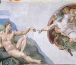Criação do Homem: obra renascentista do pintor Michelangelo