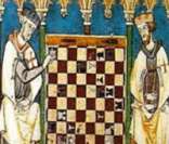 Cavaleiros jogando xadrez: invenção da Idade Média