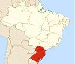 Localização geográfica da região Sul do Brasil