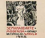 Cartaz anunciando a Semana de Arte Moderna de 1922: início do Modernismo