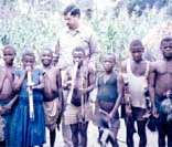 Foto de pigmeus africanos: baixa estatura