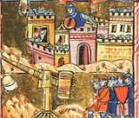 Cruzados fazem o cerco de Acre durante a Terceira Cruzada