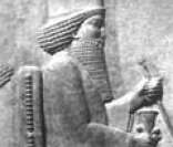 Xerxes: rei persa da antiguidade (relevo)