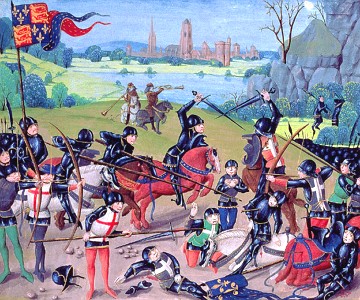 Cena da Batalha de Azincourt