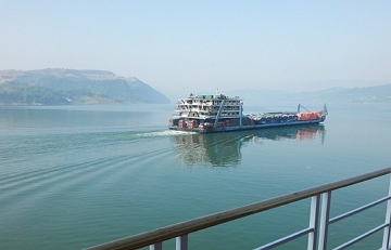 Transporte de carga no rio Yangtz&eacute;