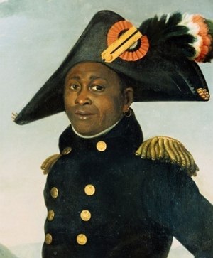 Retrato pintado do l&iacute;der revolucion&aacute;rio haitiano Toussaint Louverture