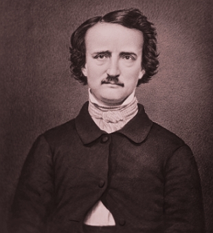 Foto retrato de Allan Poe