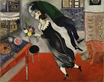 O Anivers&aacute;rio, pintura de Marc Chagall