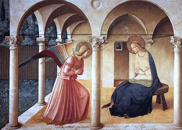 Anuncia&ccedil;&atilde;o, pintura de Fra Ang&eacute;lico