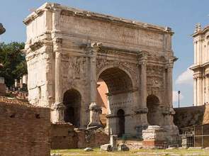 Arco Triunfal de Sétimo Severo no Fórum Romano