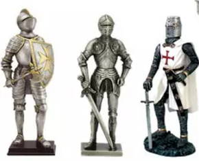 Armaduras e armas dos cavaleiros medievais
