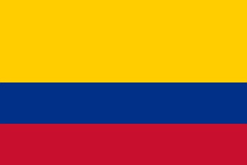 Bandeira da Col&ocirc;mbia