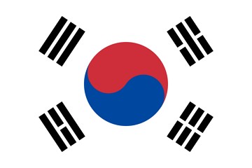 bandeira da Coreia do SUl