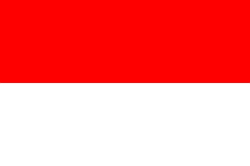 Bandeira da Indon&eacute;sia
