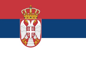 Bandeira Nacional da S&eacute;rvia