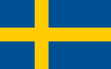 Bandeira oficial da Su&eacute;cia