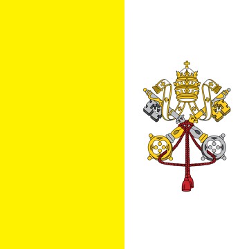 Bandeira oficial do Estado da Cidade do Vaticano