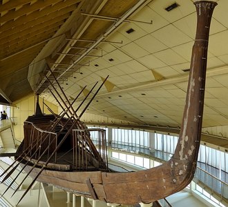 Foto do Barco solar de Khufu
