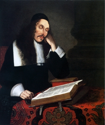 Retrato do fil&oacute;sofo Baruch de Espinosa