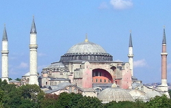 Basílica de Santa Sofia, exemplo da arquitetura religiosa bizantina