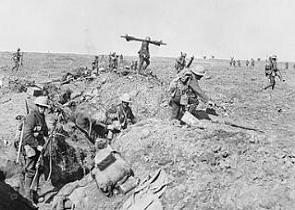 Soldados britânicos na Batalha do Somme
