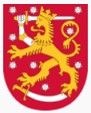 Brasão de armas da finlândia, escudo vermelho com um leão amarelo
