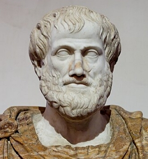 Busto de mármore de Aristóteles