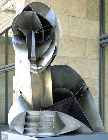 Cabe&ccedil;a n&ordm; 2 (1916), escultura de Naum Gabo.