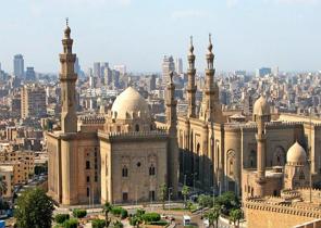 Foto da cidade de Cairo, capital do Egito.