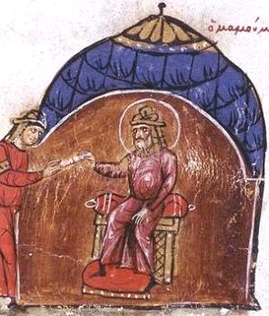 Pintura representando o cafila Al-Mamun