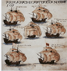 Caravelas Portuguesas do século XVI, armada portuguesa