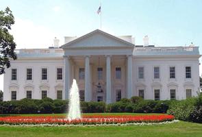 Foto da fachada Norte da Casa Branca