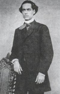 O grande poeta romântico Castro Alves em 1865