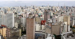 Foto da região central da cidade de São Paulo