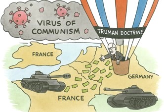 Charge sobre a Doutrina Truman