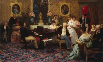 Chopin toca para os Radziwiłłs
