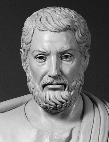 Busto de Cl&iacute;stenes, legislador de Atenas Antiga
