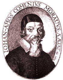 Comenius, pedagogo do século XVII.