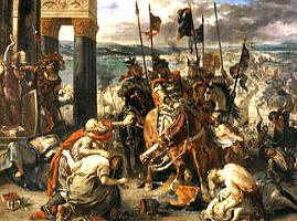 Imagem da Quarta Cruzada e conquista de Constantinopla