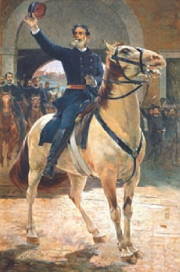 Marechal Deodoro da Fonseca proclamando a República