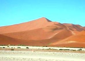 Foto do deserto da Namíbia