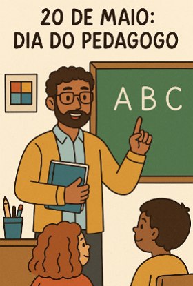 Imagem ilustrativa sobre o Dia do Pedagogo