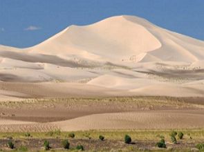 Dunas de areia do deserto de Gobi