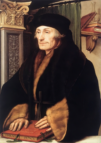 Fil&oacute;sofo humanista Erasmo de Roterd&atilde;