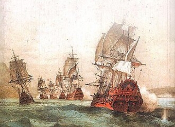 Esquadra de cors&aacute;rios franceses