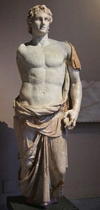 Estátua do rei macedônico Alexandre, o Grande