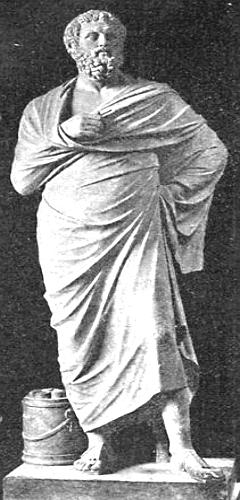 Estátua do dramaturgo grego Sófocles