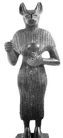 Estátua da deusa Bastet