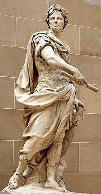 Estátua de Júlio César, general romano